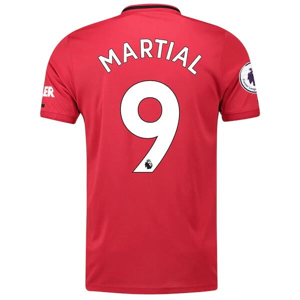 Camiseta Manchester United NO.9 Martial Primera equipación 2019-2020 Rojo